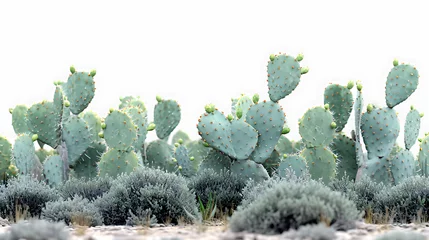 Tableaux ronds sur plexiglas Anti-reflet Cactus cactus in desert