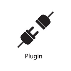 Plugin icon vector illustration. flat Plugin icon for computer and mobile. on white background..eps