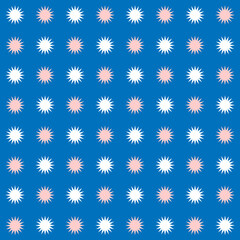 Abstract Star Confetti Vector Seamless Pattern