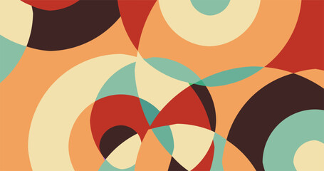 abstract colorful vintage retro 70s 80s background