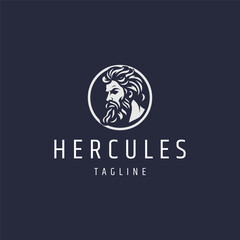 Hercules logo design vector illustration