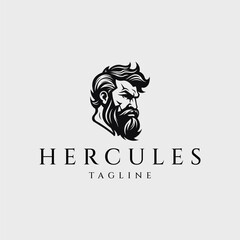Hercules logo design vector illustration