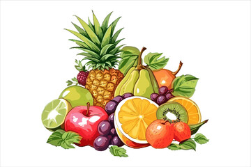 Naklejka na ściany i meble Vegetable food and fruits vector,food vector,fresh food vector,food fruits vector, vegetables vector free download,