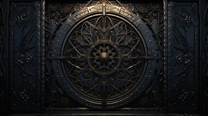 gothic metal dark background illustration rock industrial, steel iron, sinister gloomy gothic metal dark background