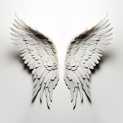 Angel Wings Isolated on white
