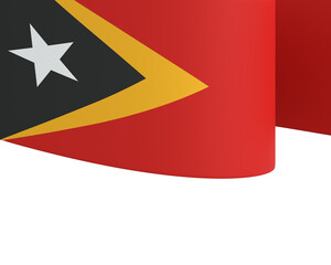 East Timor Timor-Leste flag element design national independence day banner ribbon png

