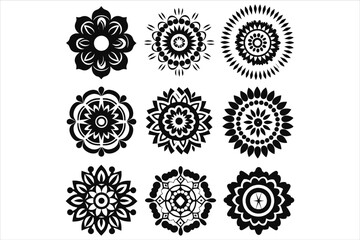 Mandala Design patterns Vector, simple mandala design,mandala design mehndi,mandala design patterns