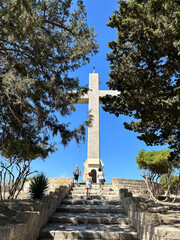 Cross at the end of Path to Golgotha On Mount Filerimos