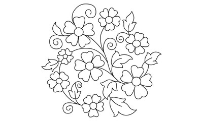 Embroidery Pattern  illustration
