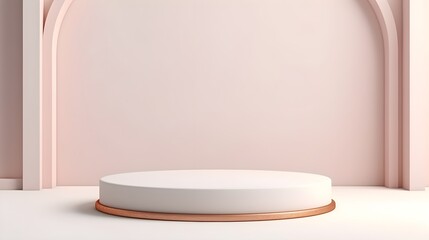 3D Podium Product Background For Cosmetic and Advertising