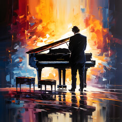 A genius pianist's lonely last performance[A genius pianist who has become obsolete] 천재...