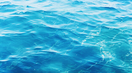 Fototapeta premium blue water surface abstract background with a text field