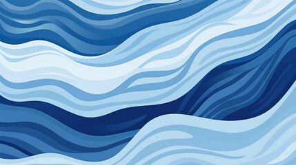 blue water wave line deep sea pattern background banner simple design