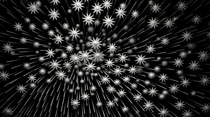 celestial white stars background illustration galaxy space, night shining, sparkling ethereal celestial white stars background