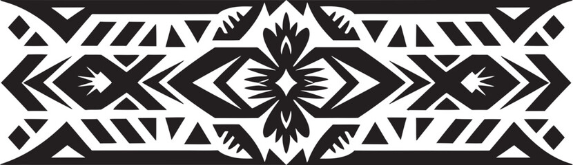 Cultural Connection Ethnic Style Glyph in Black Crafted Legacy Vector Black Icon for Traditional Border
