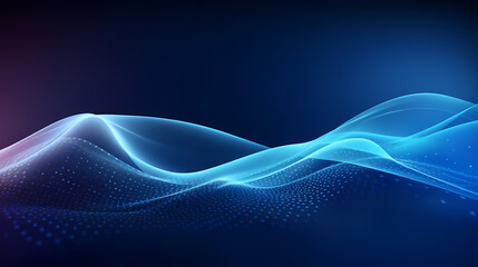 Abstract geometric lines background, technological lines background and light effects, 3D rendering