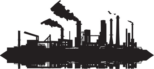 Obraz premium Assembled Brilliance Striking Glyph for Black Logo Depicting Progress in Production Robotic Precision Iconic Monochrome Emblem for Futuristic Industrial Excellence