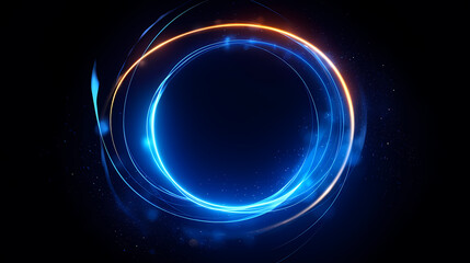 Abstract line art background, technological background