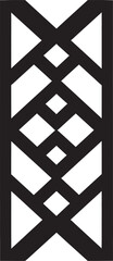 Shape Fusion Vector Logo Design with Elegant Black Abstract Geometric Forms Quantum Contours Monochrome Vector Logo with Abstract Geometric Shape