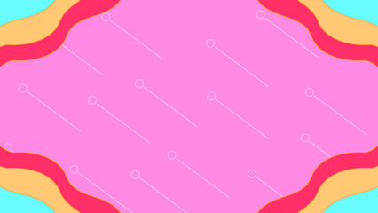 CG of light magenta background for title movie