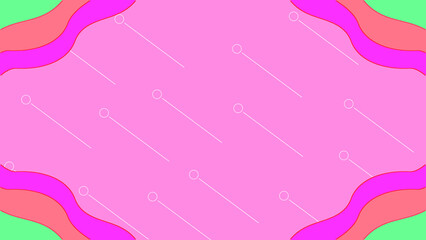 CG of light magenta background for title movie