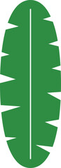 Monstera leaf logo icon vector element