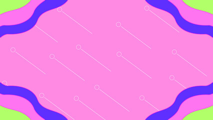 CG of light magenta background for title movie