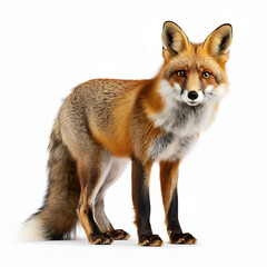 red fox vulpes 4 years old
