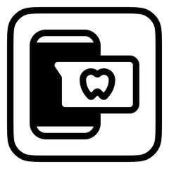 Editable online dentist appointment vector icon. Dentistry, healthcare, medical. Part of a big icon set family. Perfect for web and app interfaces, presentations, infographics, etc