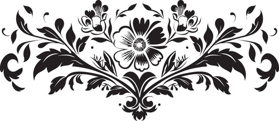 Epoch Elegance Monochrome Logo Design with European Border Timeless Tapestry Chic Vector Icon Featuring Vintage European Border
