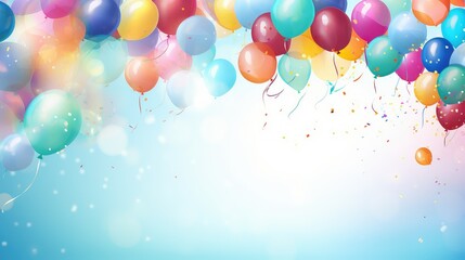cake birthday party background illustration candles gifts, decorations music, friends family cake birthday party background