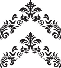 Antique Allure Stylish Emblem with Black European Border Regal Revival Sleek Logo Design Highlighting Vintage European Border