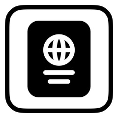 Editable passport vector icon. Part of a big icon set family. Perfect for web and app interfaces, presentations, infographics, etc