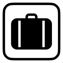 Editable suitcase vector icon. Part of a big icon set family. Perfect for web and app interfaces, presentations, infographics, etc