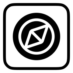 Editable compass vector icon. Part of a big icon set family. Perfect for web and app interfaces, presentations, infographics, etc