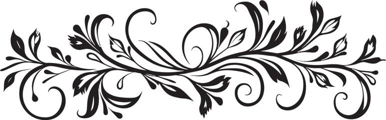 Intricate Inks Chic Emblem Featuring Doodle Decorative Element in Black Playful Patterns Sleek Doodle Decorative Icon in Elegant Black