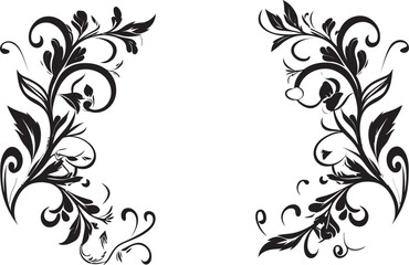 Whirlwind of Whimsy Sleek Logo Design with Doodle Decorative Element Intricate Inks Stylish Vector Icon with Monochrome Doodle Decorations