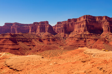 Fototapeta premium Desert Landscape Background