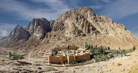 Saint Catherine's Monastery. Sacred Monastery of the God Trodden Mount Sinai. Egypt.