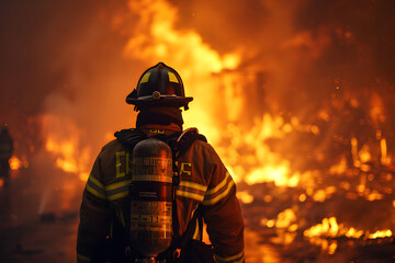 Professional Restaurant Cook in Kitchen