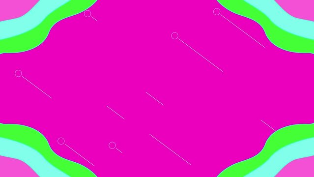 Loop animation of magenta background for title movie