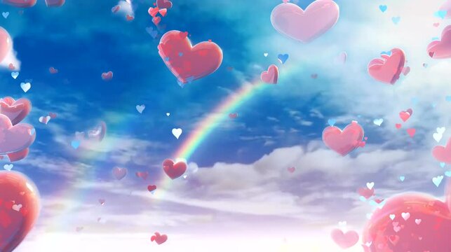 Stunning heart-shaped pink subtleties that are perfect for usage on Valentine's Day all over the world make up this happy Valentine's Day backdrop.