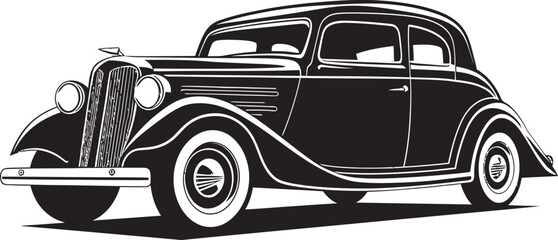 Legacy Motors Dynamic Black Logo Design with Vintage Car Vector 