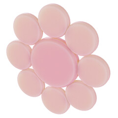 Pink Geometric Abstract