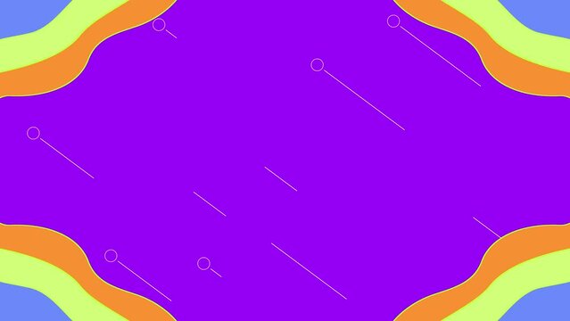 Loop animation of purple background for title movie