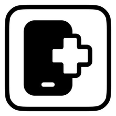 Obraz premium Editable medical app vector icon. Part of a big icon set family. Perfect for web and app interfaces, presentations, infographics, etc