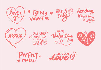 Romantic quote valentine's day lettering, Valentine's day svg bundle, Valentine's day t-shirt design, Valentine's Day SVG, Happy Valentine's Day