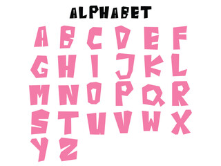 Set of Custom Alphabet Letters