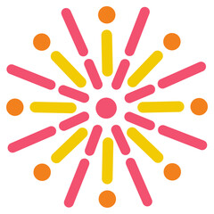 Colorful Firework type 17