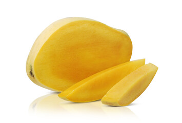 Sweet Mango fruit isolated on white background